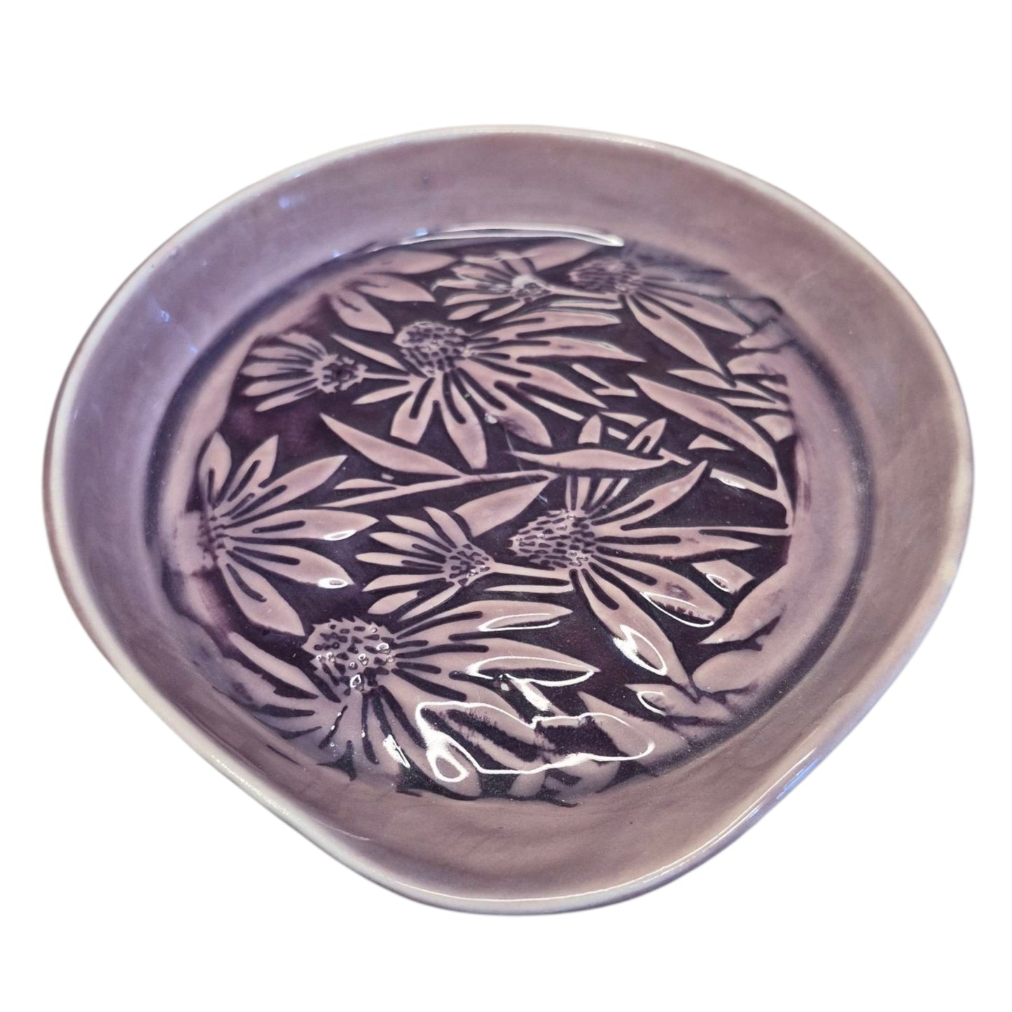 Handmade Lavendar Echinacea Spoon Rest