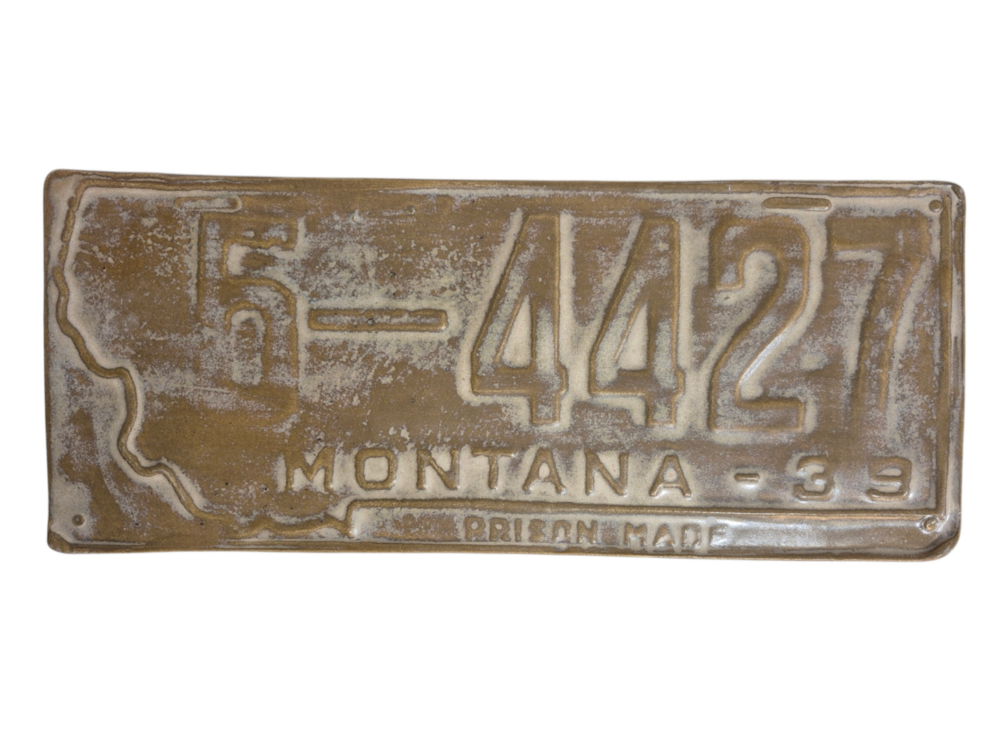 Handmade 1939 Prison made license plate Charcuterie board