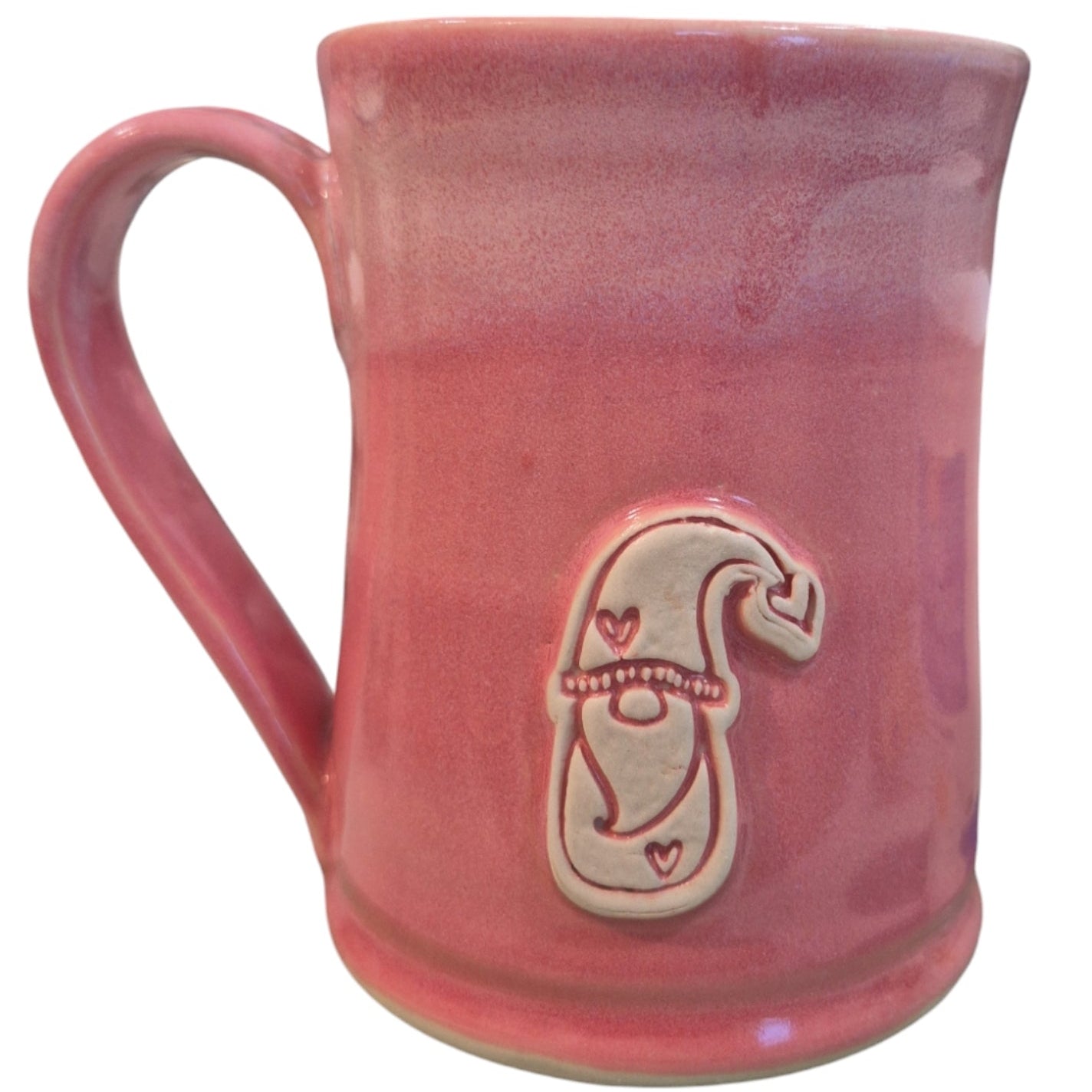 Handmade Pink Gnome Mug