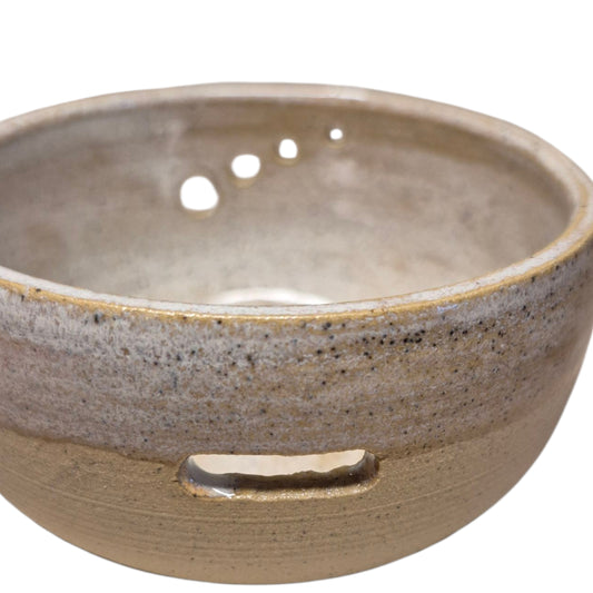 Handmade Farmhouse Herb Stipper and Egg Yolk Separator bowl