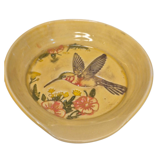 Handmade Hummingbird Spoon Rest