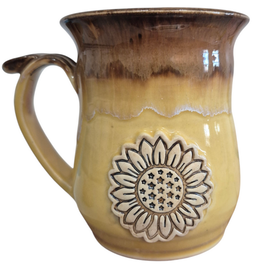 Handmade Sunflower Mug