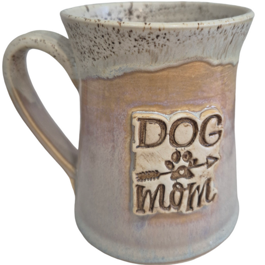 Handmade Ceramic Dog Mom Mug