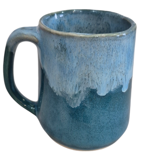 Hand-poured Turquoise tiny mug