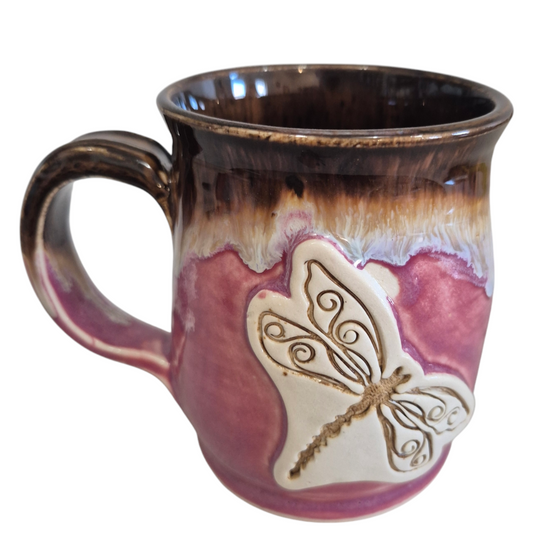 Handmade Dragonfly Mug