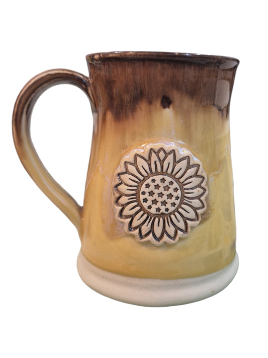 Handmade  Sunflower Mug