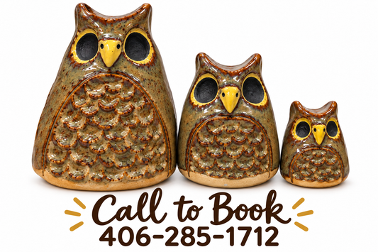 Stacking Owls Handbuilding Class